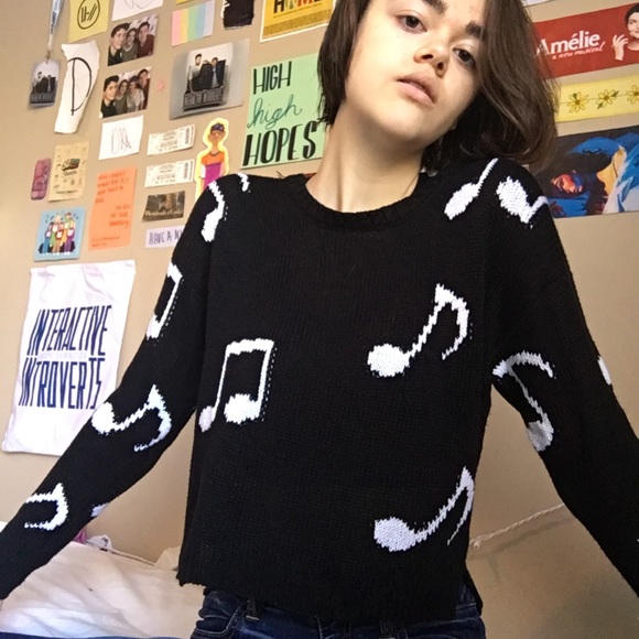 Music Note Sweater | Poshmark